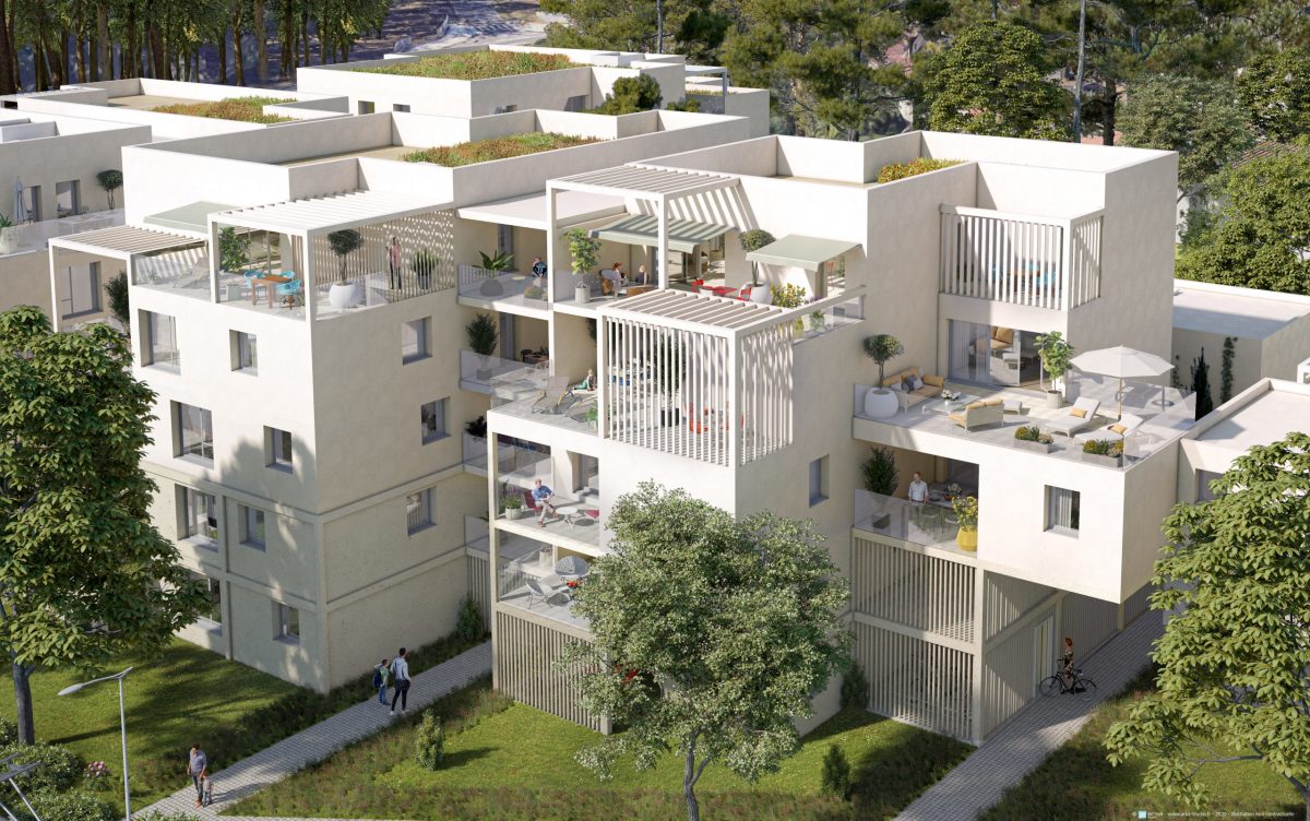 Programme neuf Equinoxe : Appartements neufs à Pessac référence 6353, aperçu n°2