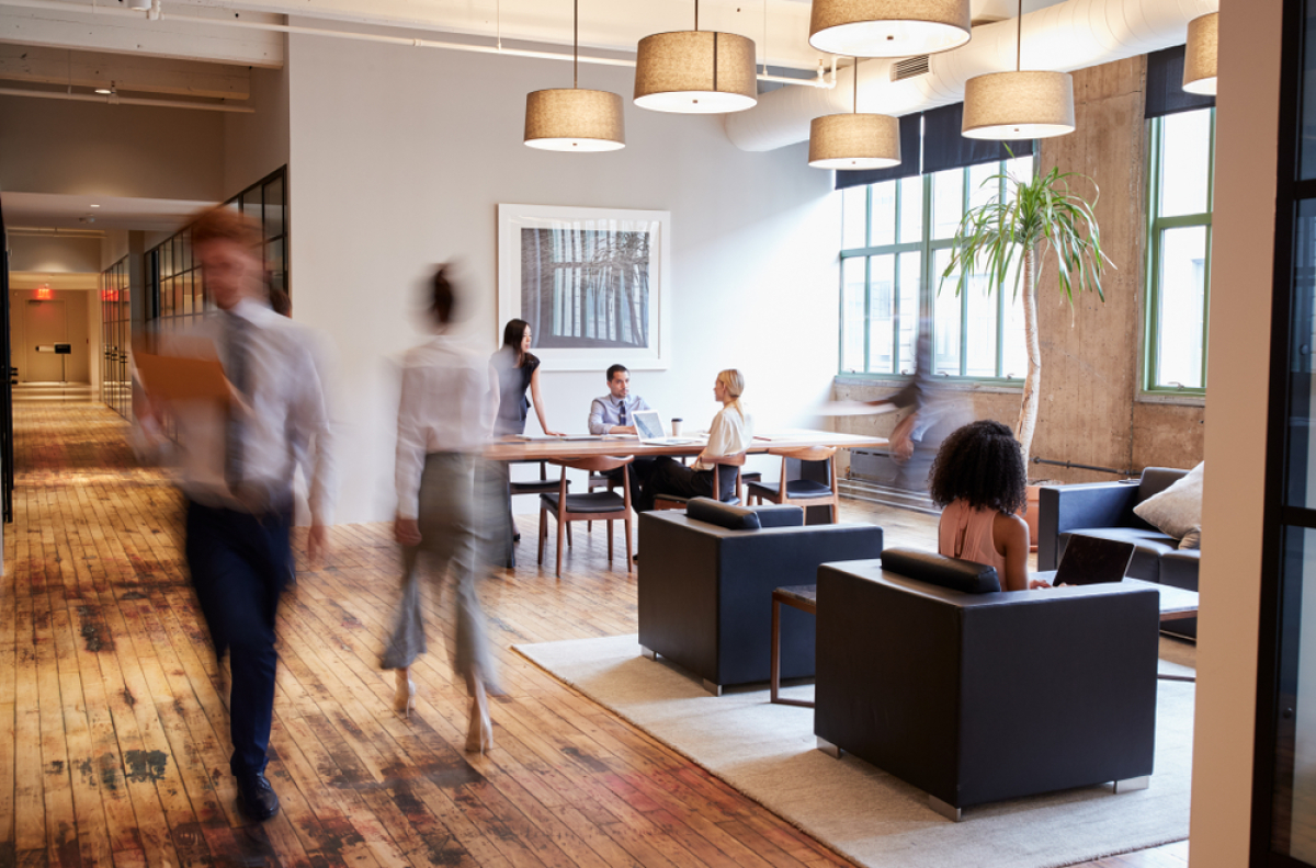 Bordeaux Belvédère - vue sur un espace de coworking