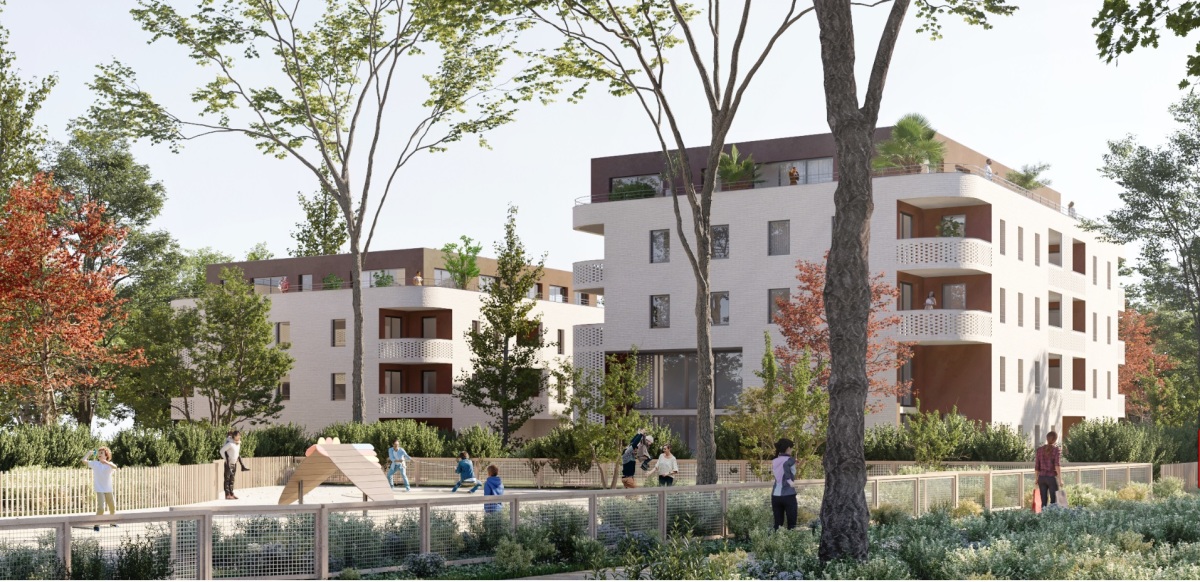 Programme neuf Jardins de Celan : Appartements neufs à Pessac référence 6478, aperçu n°2