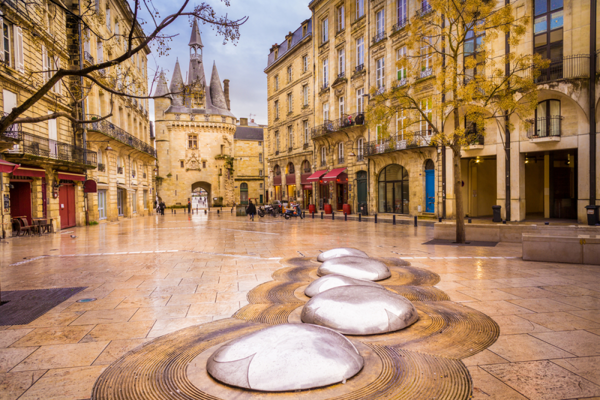 Une rue du centre-ville de Bordeaux
