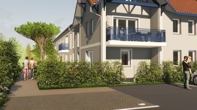 Programme neuf Cote Village : Appartements Neufs Biscarrosse référence 6507