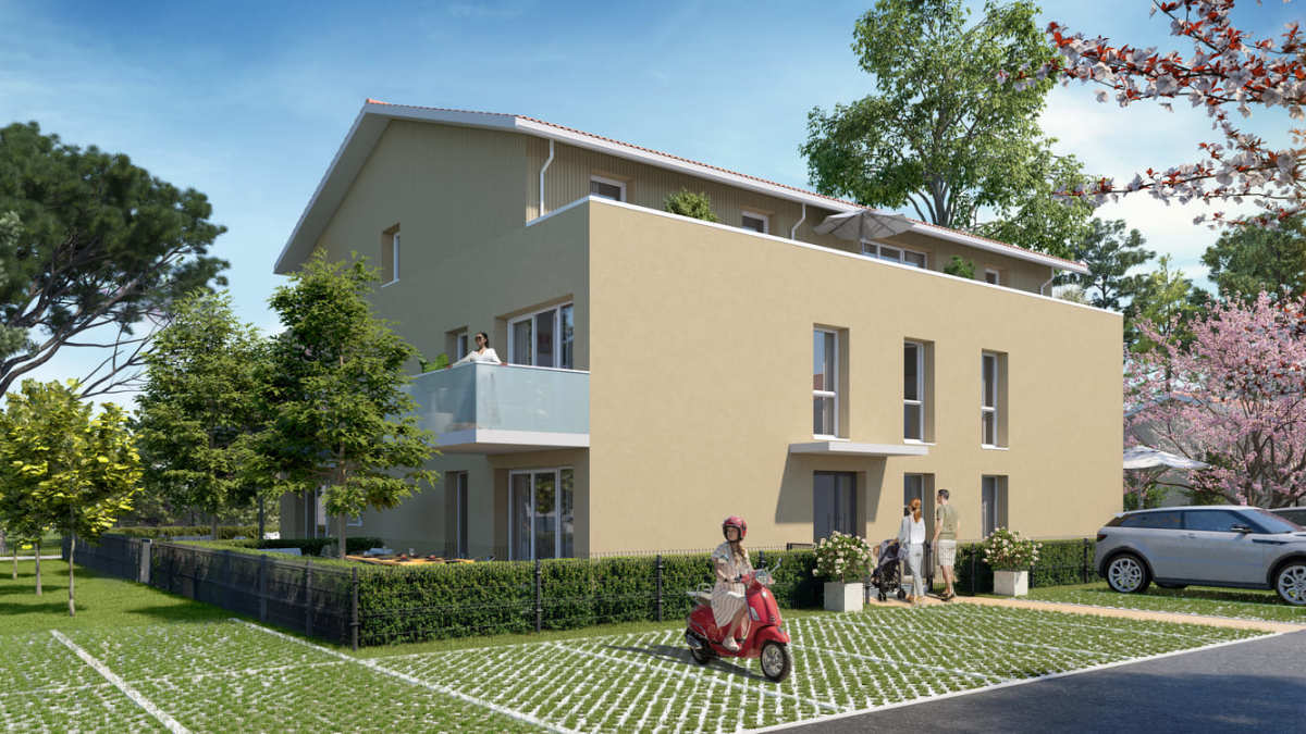 Programme neuf Jardins Marguerite : Maisons neuves et appartements neufs à Le Taillan-Médoc référence 6566, aperçu n°0