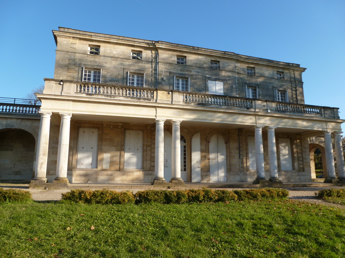 Pinel Cenon –Vue du Parc du Château Palmer à Cenon