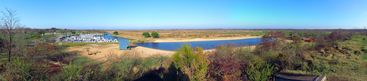 Ouverte sur le bassin d’Arcachon, Le Teich dispose d’un environnement exceptionnel qui ne manque pas d’attirer les touristes Loi Pinel Le Teich – Vue sur le port du Teich