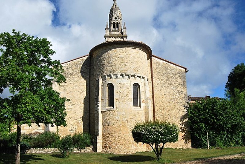 Pinel Sainte-Eulalie – Vue de l'église de Sainte-Eulalie 