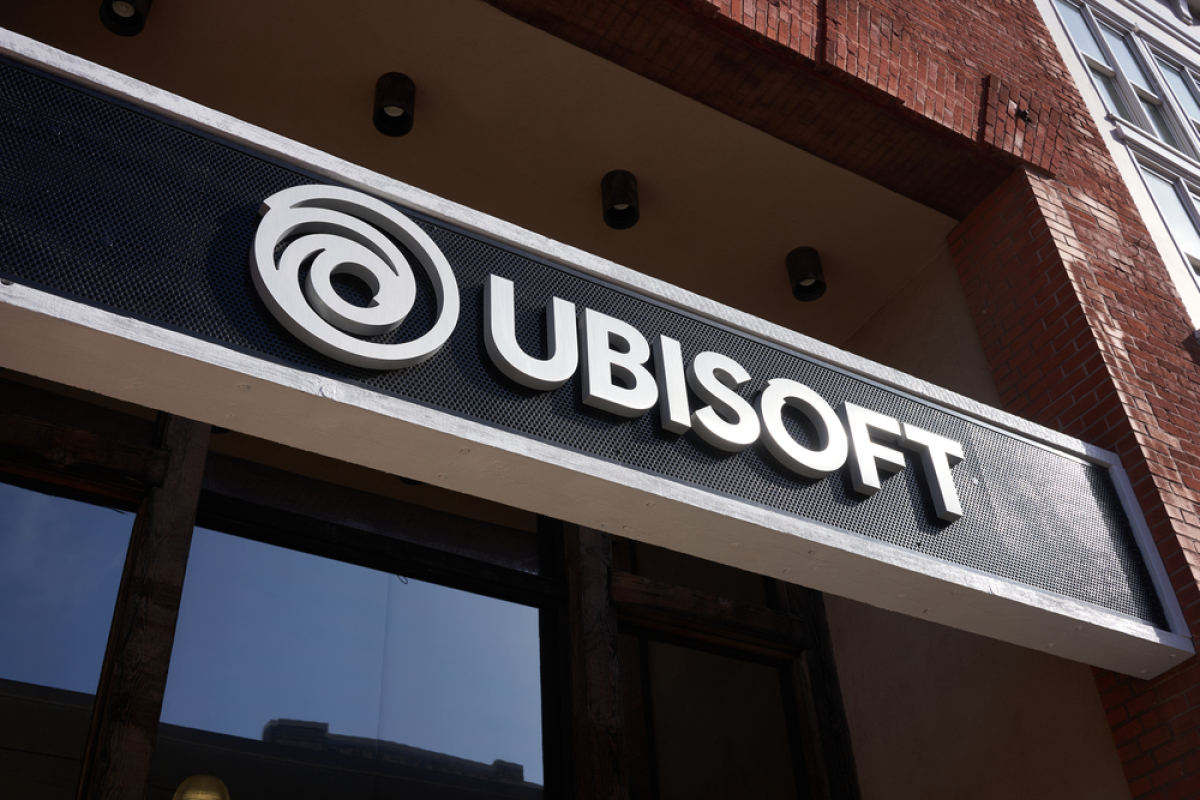 Ubisoft a plusieurs bureaux dans le monde Ubisoft Bordeaux – Enseigne d’Ubisoft