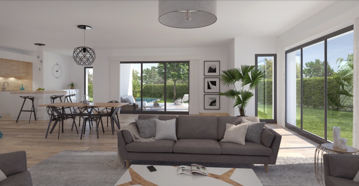 Programme neuf Villas Lumières : Maisons neuves à Le Bouscat référence 6774, aperçu n°2