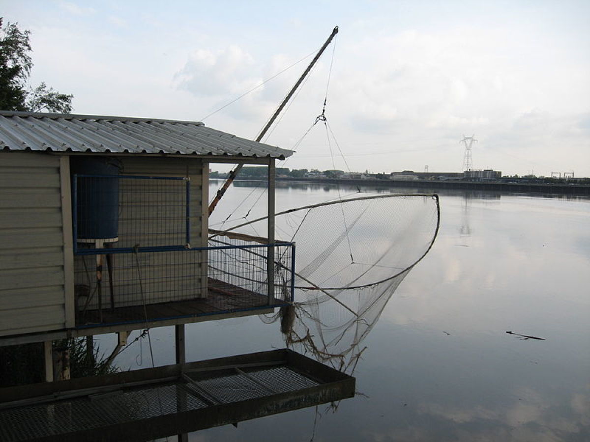 une cabane de pêcheur à Floirac