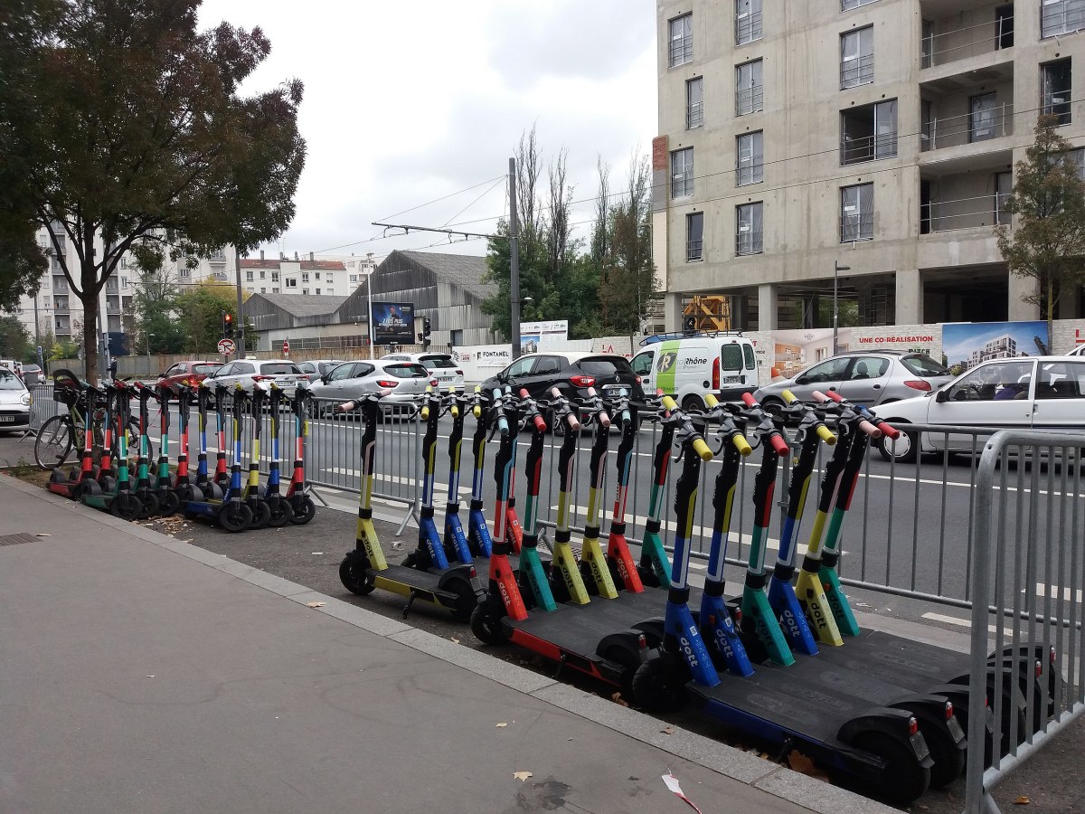 Des trottinettes électriques