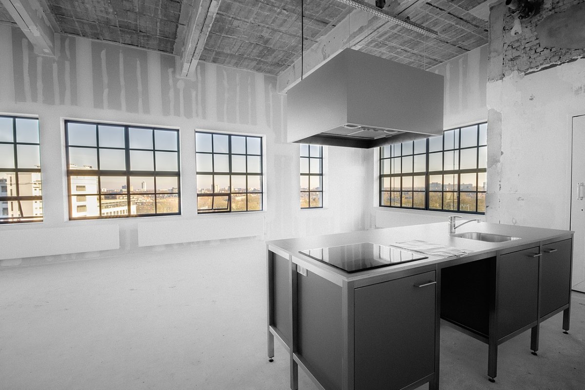 Le loft se caractérise par son caractère industriel et ses grands volumes Typologie d'appartement – Un loft en cours de réaménagement