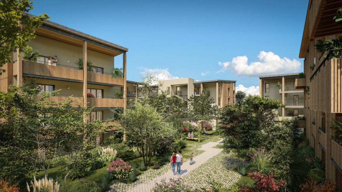 Programme neuf Cote B : Appartements neufs à Biganos référence 6993, aperçu n°2