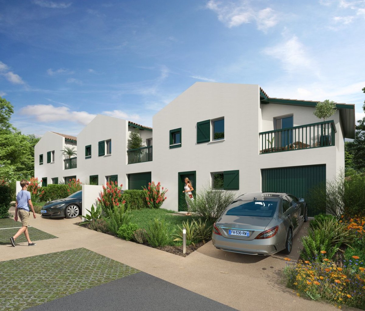 Programme neuf Aranondoa : Maisons neuves et appartements neufs à Bidart référence 7110, aperçu n°4