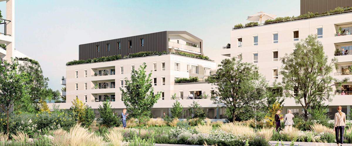 Programme neuf Cote Garonne : Appartements neufs à Lormont référence 7122, aperçu n°2