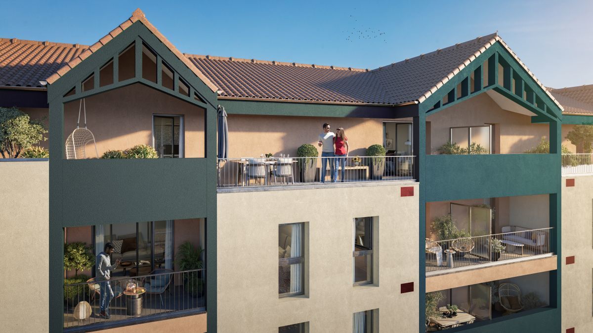 Programme neuf Villa Eugenie : Appartements neufs à Biscarrosse référence 7168, aperçu n°2