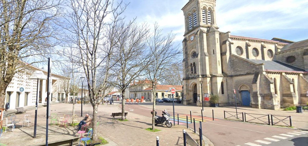la place saint augustin à Bordeaux