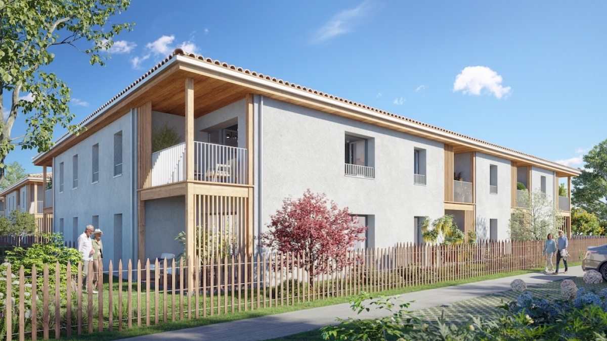 Programme neuf Domaine Bellevue : Appartements neufs à Léognan référence 7194, aperçu n°2