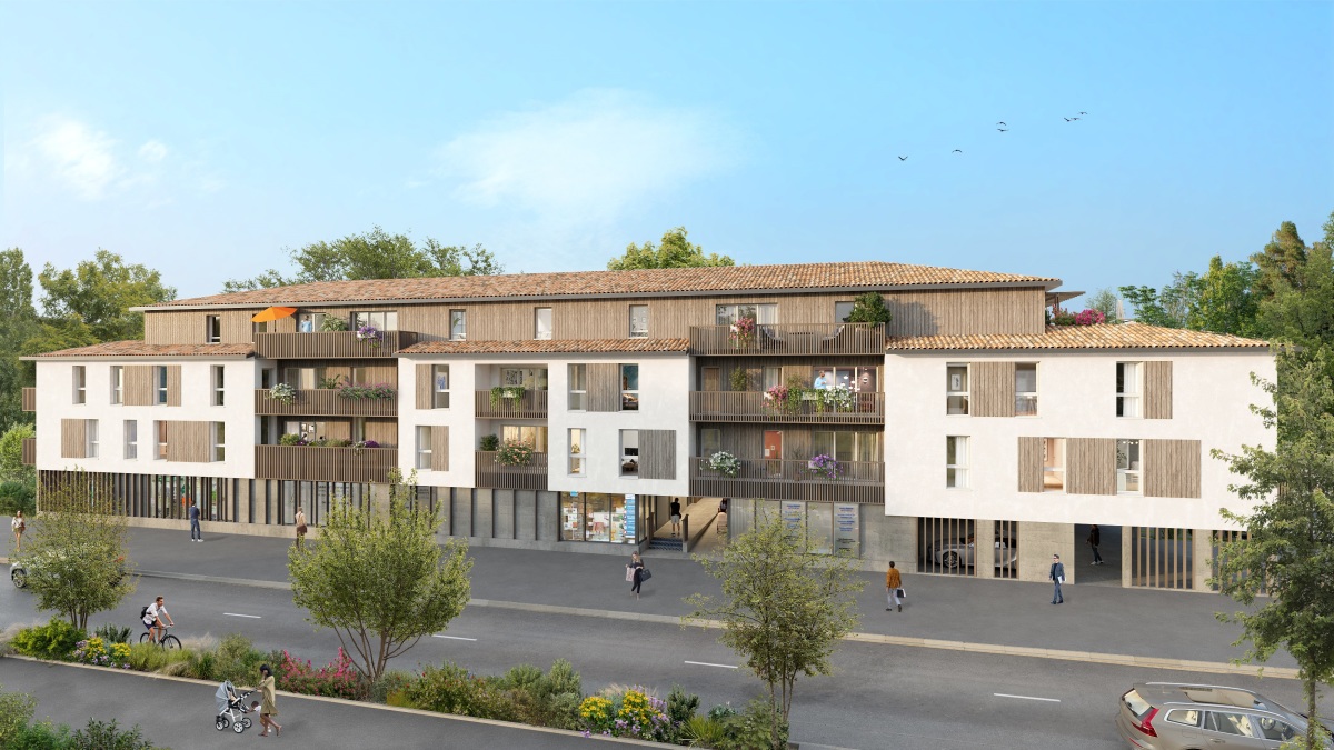 Programme neuf Le Flore : Appartements neufs à Saint-Vincent-de-Paul référence 7230, aperçu n°0