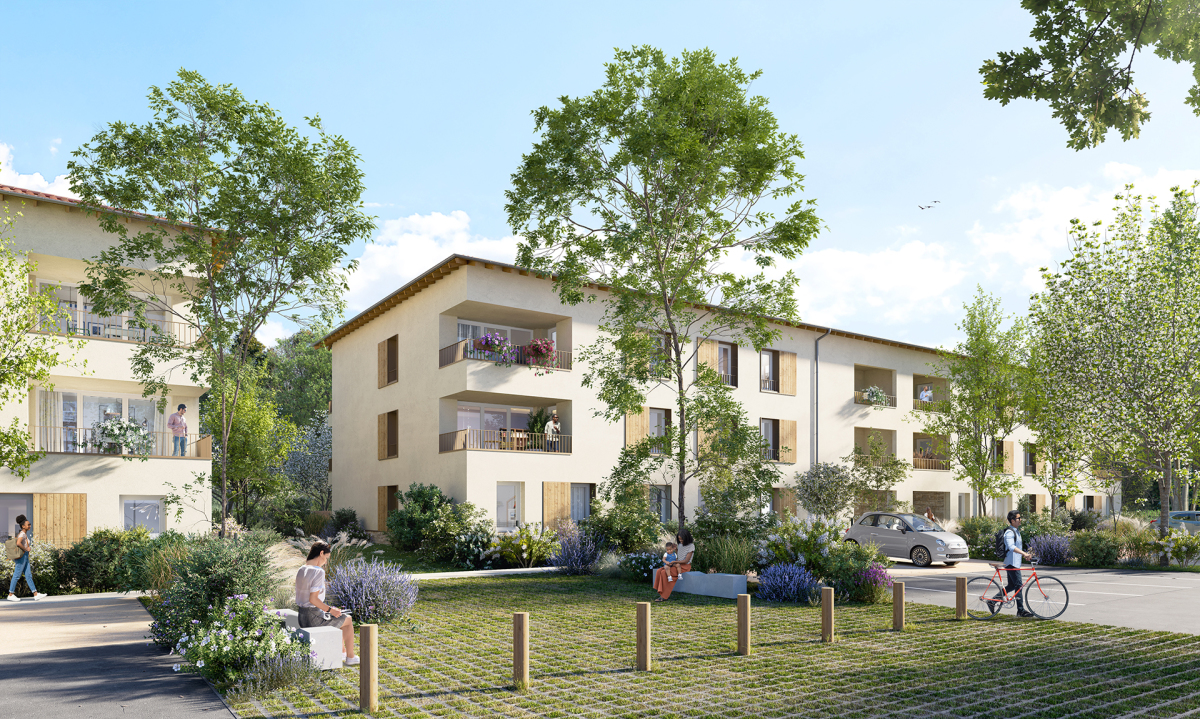 Programme neuf Noisetiers : Appartements neufs à Le Taillan-Médoc référence 7246, aperçu n°0