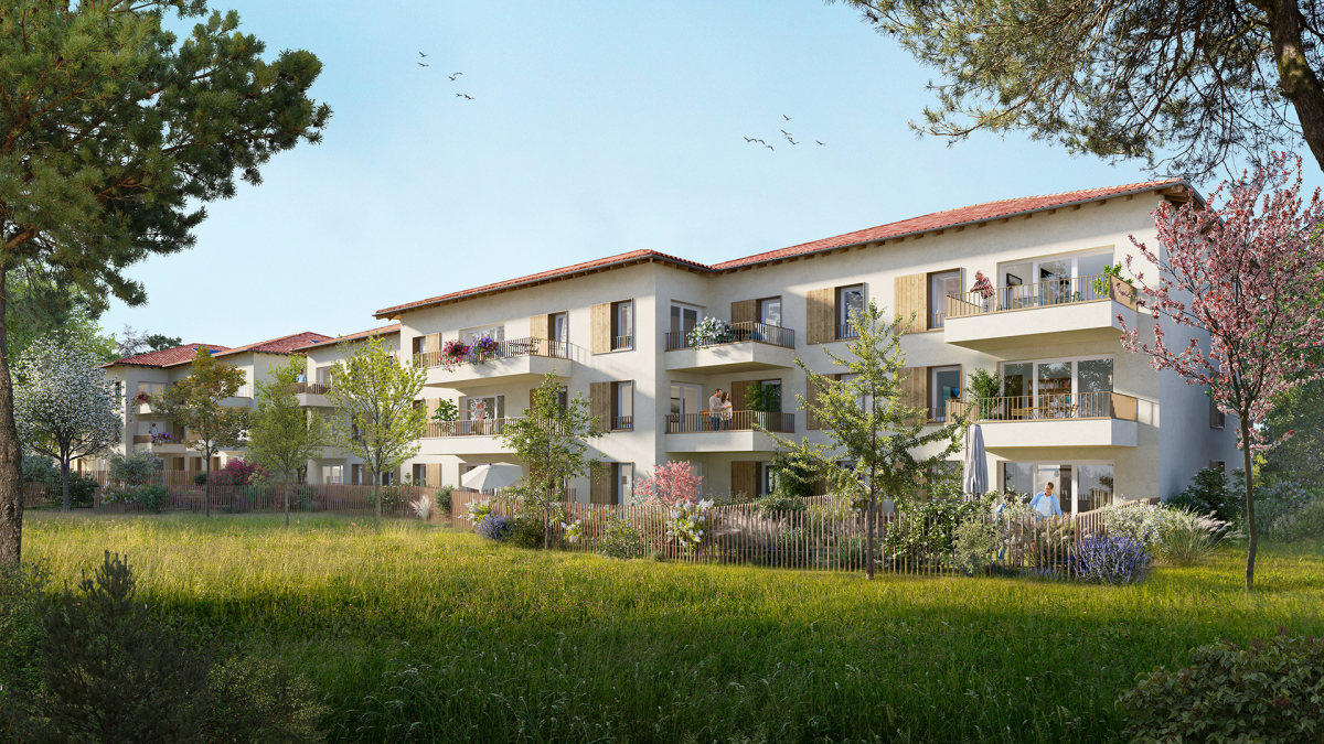 Programme neuf Noisetiers : Appartements neufs à Le Taillan-Médoc référence 7246, aperçu n°2
