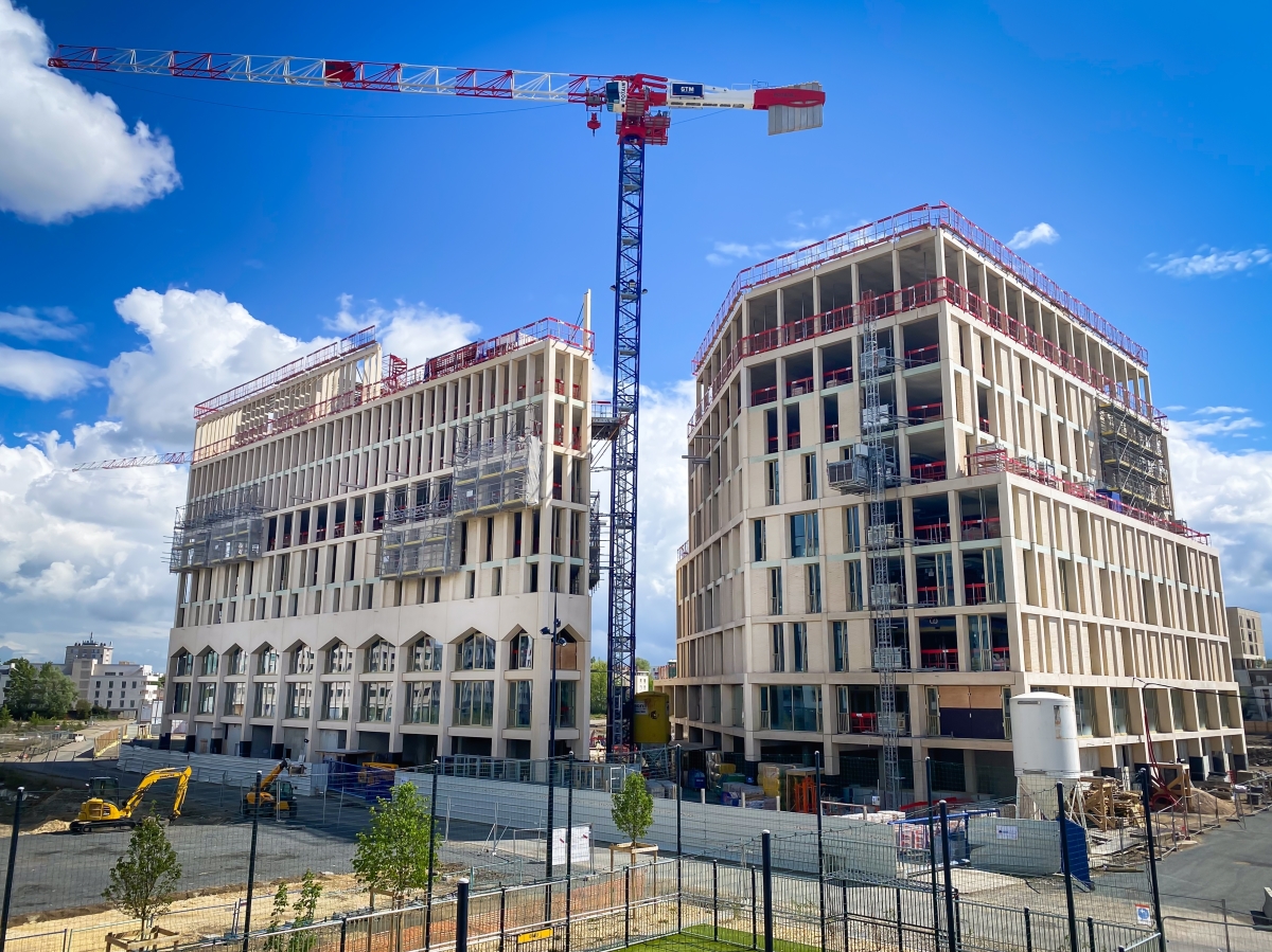 deux programmes neufs du quartier Euratlantique à Bordeaux