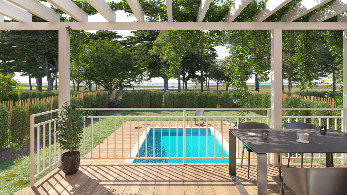 Programme neuf Villas Lamajour : Maisons neuves à Gujan-Mestras référence 7426, aperçu n°2