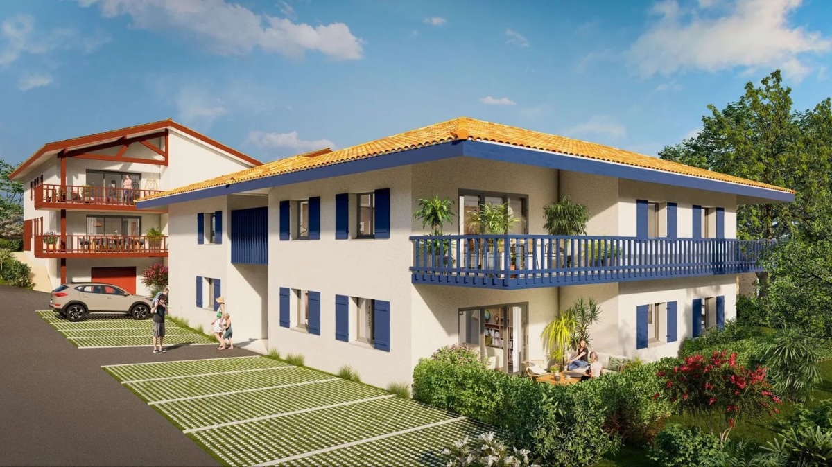 Programme neuf Herrixka : Appartements neufs à Bidart référence 7431, aperçu n°0