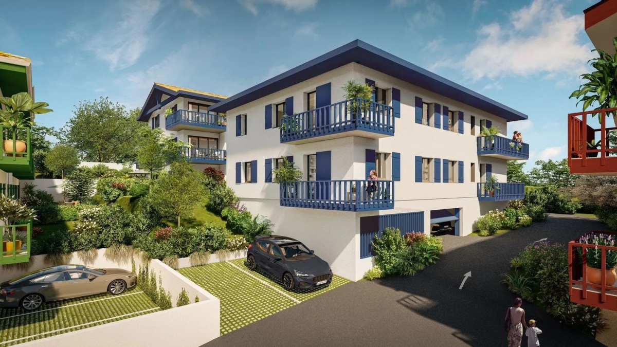 Programme neuf Herrixka : Appartements neufs à Bidart référence 7431, aperçu n°2
