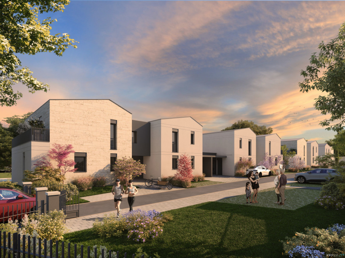Programme neuf Clos Semillon : Maisons neuves et appartements neufs à Pessac référence 7442, aperçu n°0