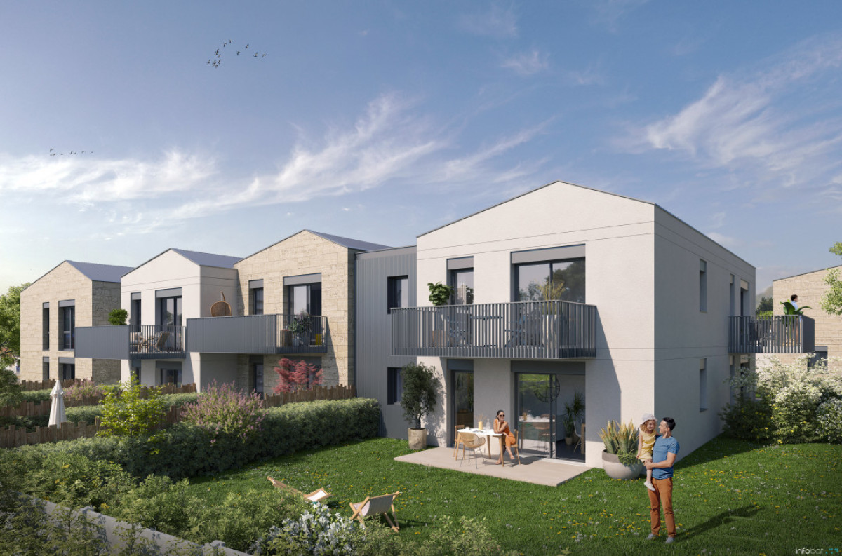 Programme neuf Clos Semillon : Maisons neuves et appartements neufs à Pessac référence 7442, aperçu n°3