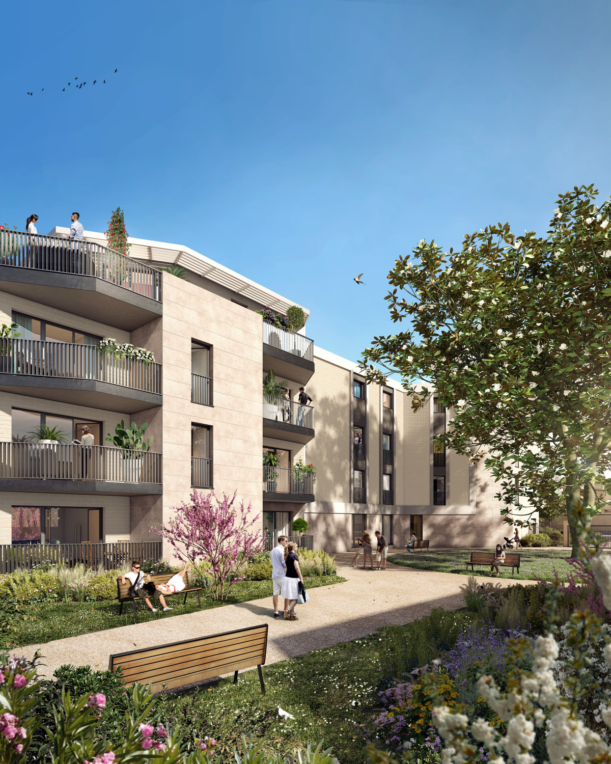 Programme neuf Magnolia : Maisons neuves et appartements neufs à Mérignac référence 7467, aperçu n°0