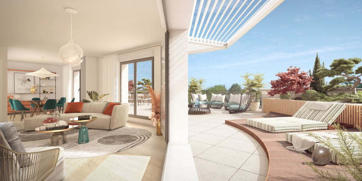 Programme neuf Magnolia : Maisons neuves et appartements neufs à Mérignac référence 7467, aperçu n°1