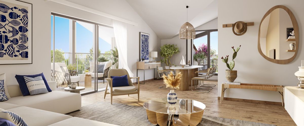 Programme neuf Domaine St Nicolas : Appartements neufs à Capbreton référence 7487, aperçu n°1