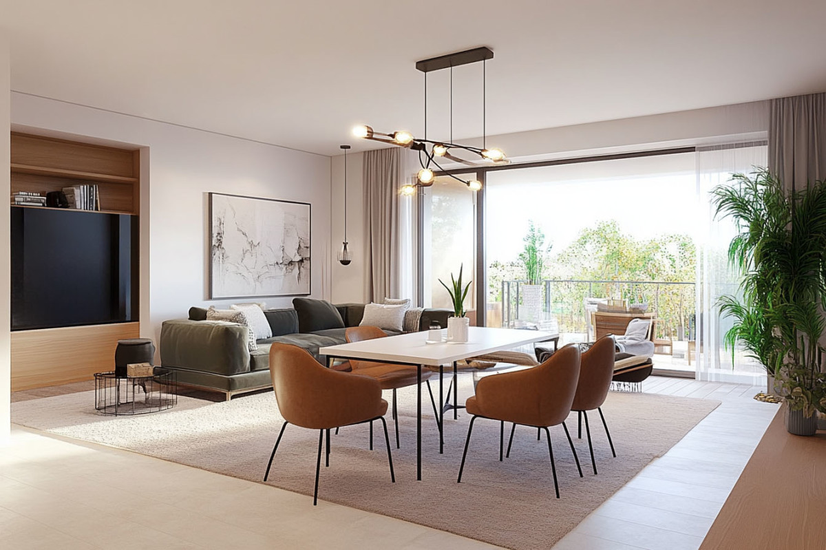 Programme neuf Belle Louvain : Maisons neuves et appartements neufs à Les Chartrons référence 7499, aperçu n°1
