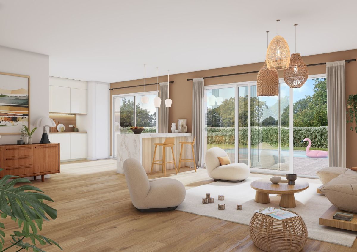 Programme neuf Solen Villas : Maisons neuves à Villenave-d'Ornon référence 7519, aperçu n°1