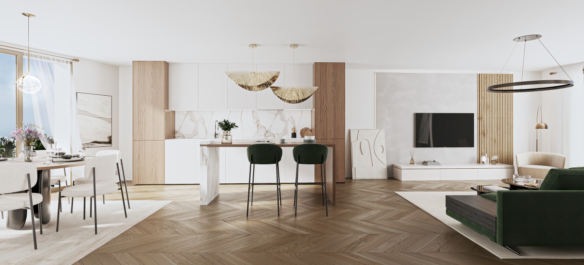 Programme neuf High Park : Appartements neufs à Caudéran référence 7520, aperçu n°1