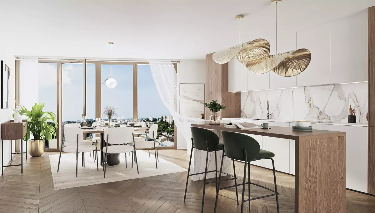 Programme neuf High Park : Appartements neufs à Caudéran référence 7520, aperçu n°3