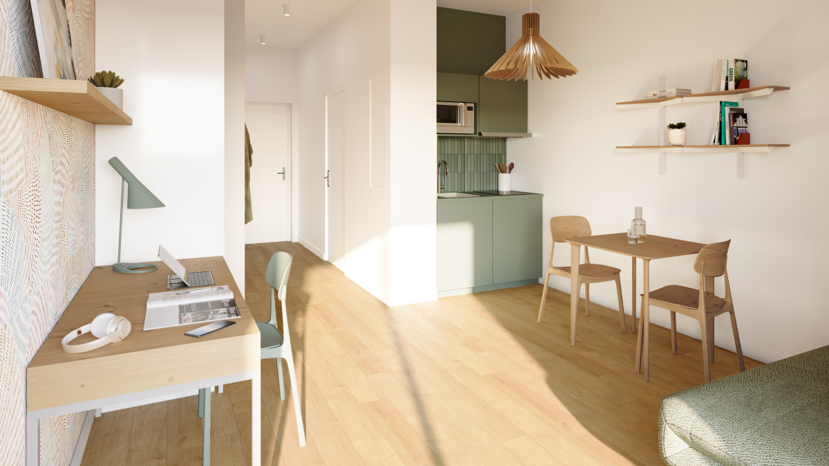 Programme neuf Eureka : Appartements neufs à Caudéran référence 7522, aperçu n°2