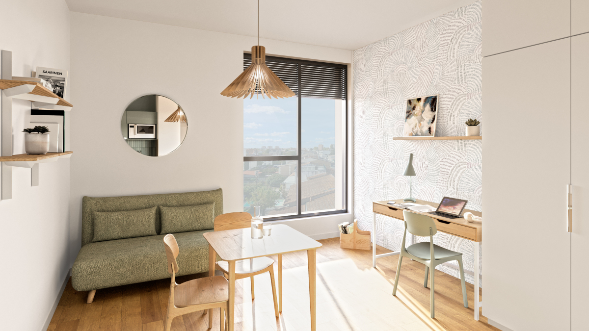 Programme neuf Eureka : Appartements neufs à Caudéran référence 7522, aperçu n°3
