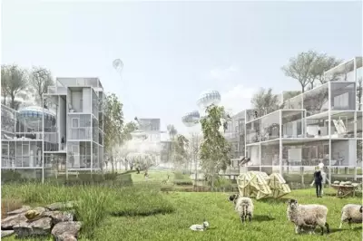 Actualité à Bordeaux - Au nord de Bordeaux, La Jallère sème le futur urbain dans un écrin de verdure