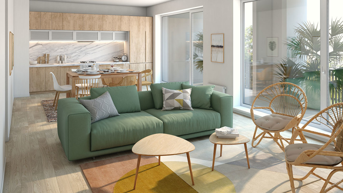 Programme neuf Inoui : Maisons neuves et appartements neufs à Bastide référence 7378, aperçu n°2