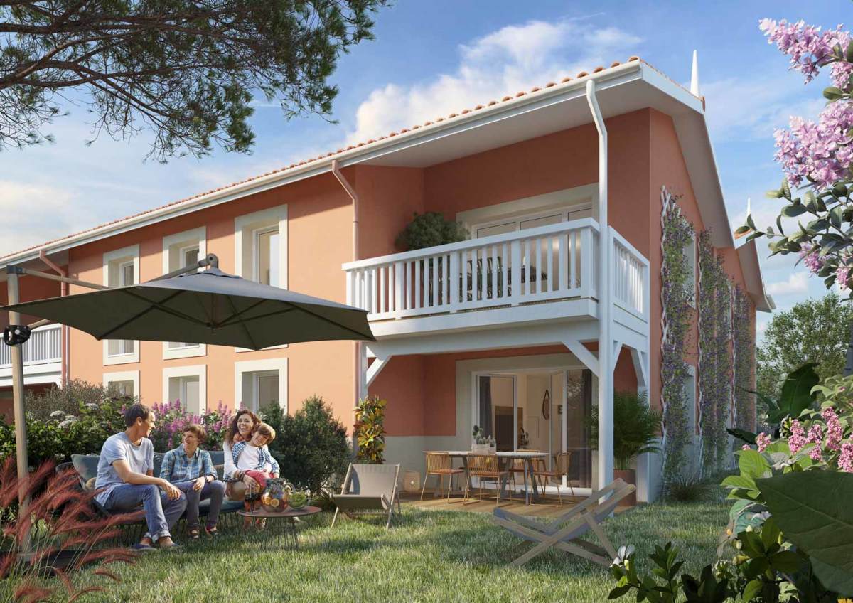 Programme neuf Primerose : Appartements neufs à Gujan-Mestras référence 7534, aperçu n°7