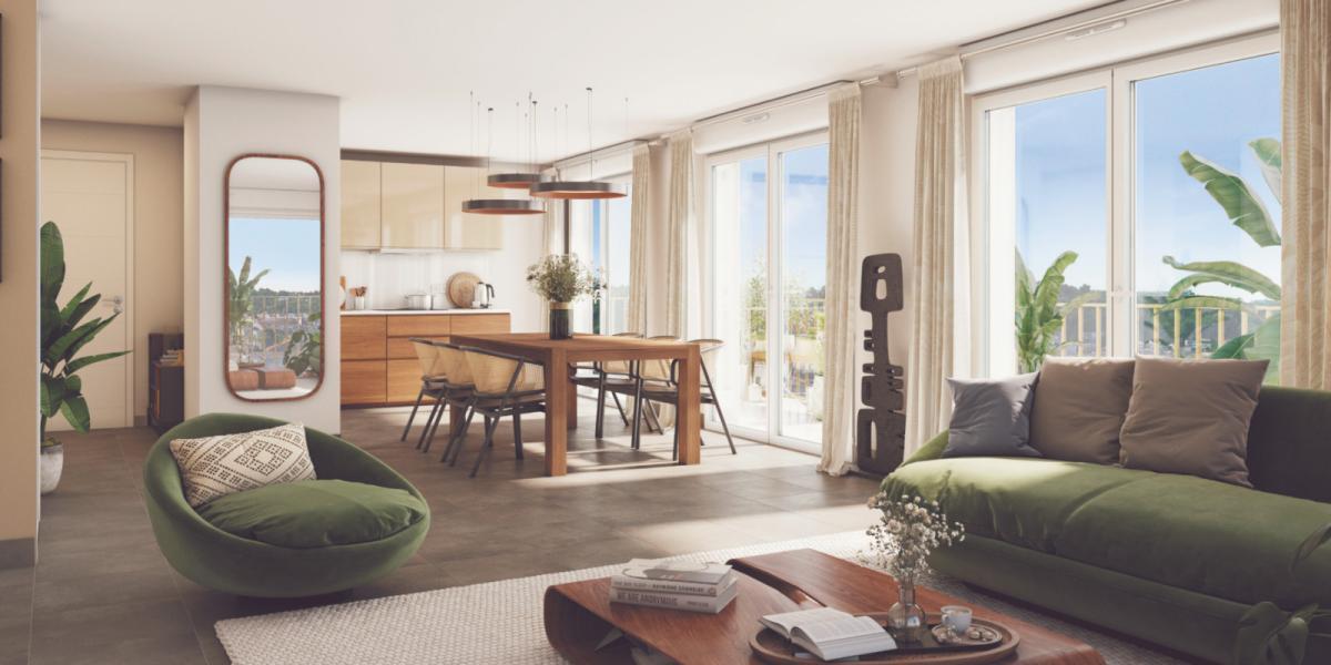 Programme neuf Brazz'île : Appartements neufs à Bastide référence 7451, aperçu n°1