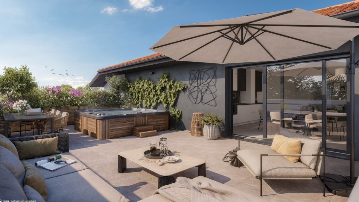 Programme neuf Villa Bakarra : Appartements neufs à Anglet référence 7553, aperçu n°4