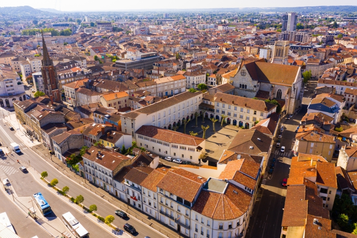 Renouvellement urbain du centre-ville d’Agen Vue sur le centre-ville d’Agen