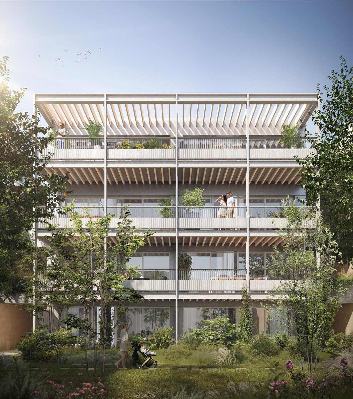 Programme neuf Ecrin des Chartrons : Appartements neufs à Les Chartrons référence 7584, aperçu n°6