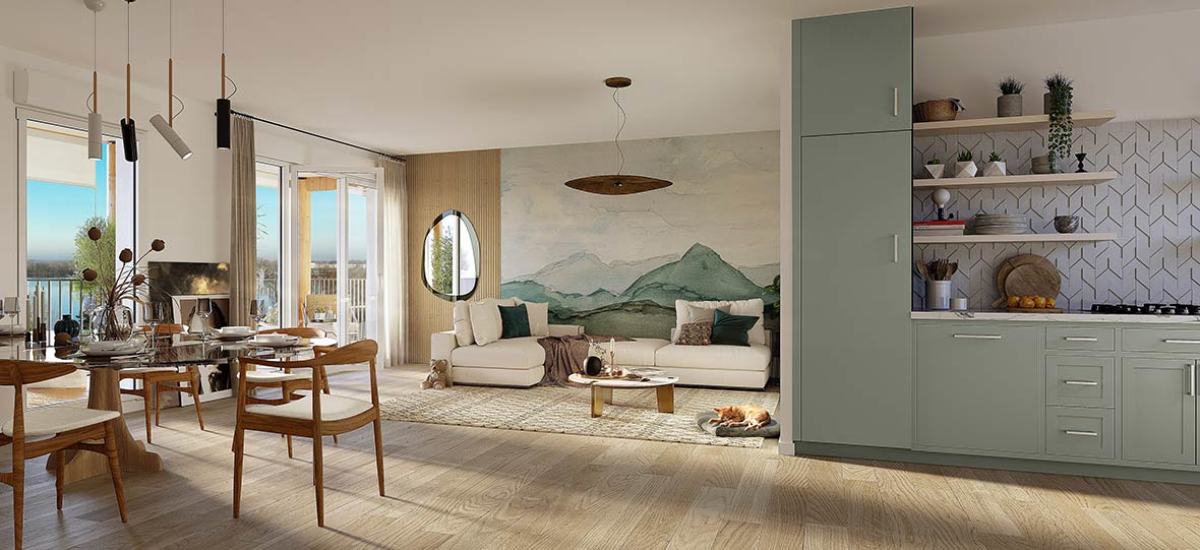 Programme neuf 30ème Avenue : Appartements neufs à Lac référence 7593, aperçu n°1
