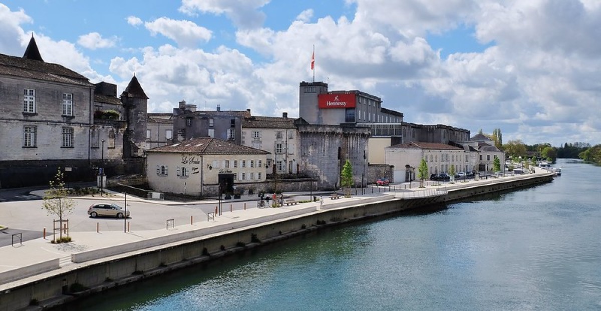 Vue sur la ville de Cognac