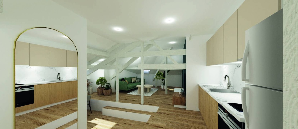Programme neuf 40 Rue Taillefer : Appartements neufs à Périgueux référence 7697, aperçu n°3