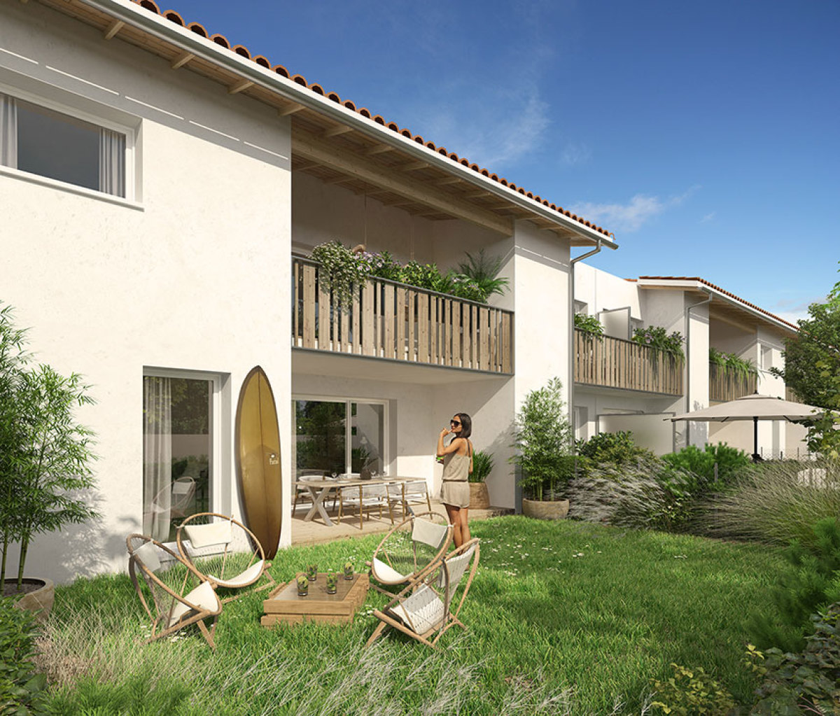 Programme neuf L'Esquirey : Appartements neufs à Gujan-Mestras référence 7678, aperçu n°0