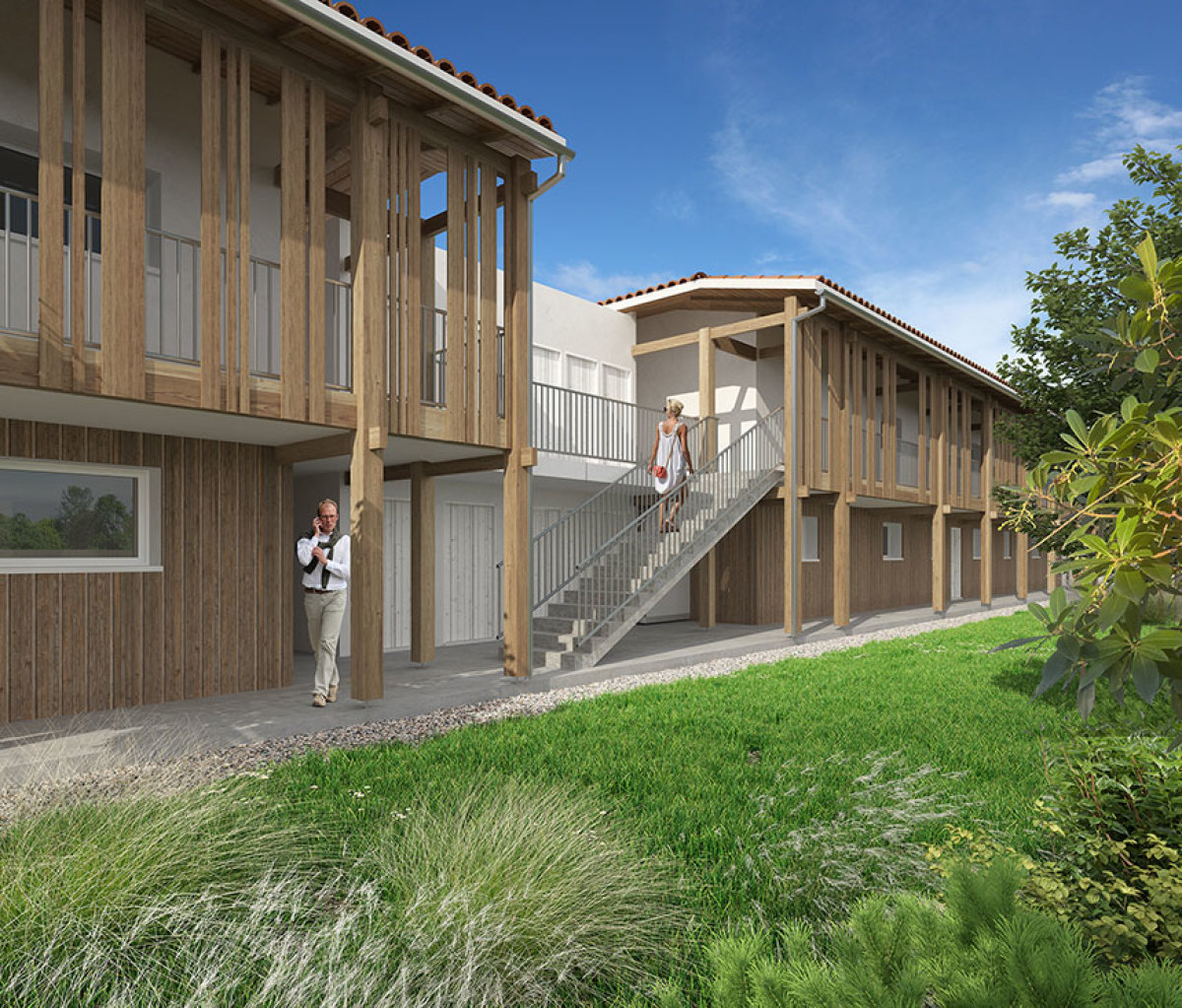 Programme neuf L'Esquirey : Appartements neufs à Gujan-Mestras référence 7678, aperçu n°5